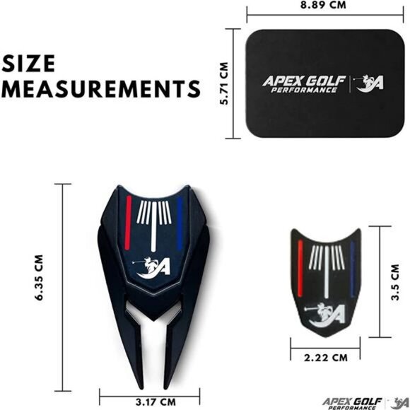 Repair Tool with Golf Ball Marker, Essential Golf Gadgets, Divot Tool - Picture 7 of 7